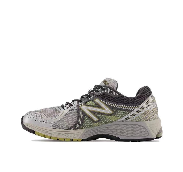 New Balance 860v2 Sneakers Grey and Olive ML860KR2