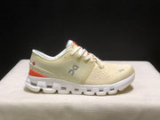 On Cloud X 4 Sneakers in Cream and Orange