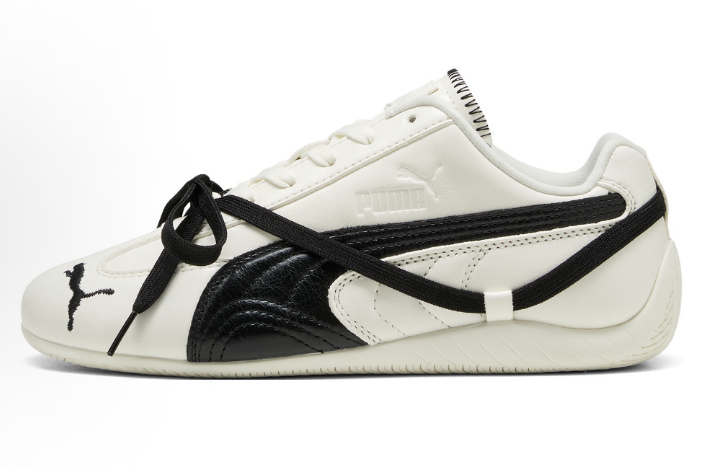 PUMA Speedcat Leather Sneakers White and Black