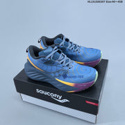 Saucony Triumph 22 Running Shoes in Blue and Orange