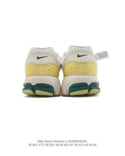 Nike Zoom Vomero 5 Sneakers, Light Grey and Yellow Green