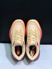 HOKA Speedgoat 5 Trail Running Shoes in Yellow and Coral