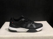On The Roger Clubhouse Pro Black and White Sneakers
