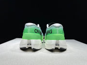 On Cloudboom Max Running Shoes, White and Green