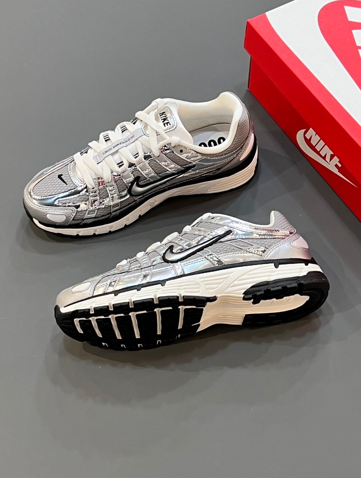 Nike P-6000 Silver Gray Sneakers CN0149-001