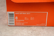 Nike Air Max 2017 Black Silver Running Sneakers 849559-001