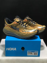 HOKA Stinson 7 Trail Running Shoes in Camo