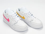 Nike Air Jordan 1 Low White Multicolor CW7035-100 Sneakers