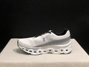 On Cloudmonster 2 Running Shoes, White/Silver
