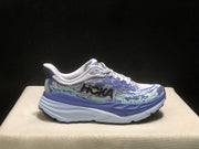 HOKA Stinson 7 Running Shoes in Purple and Mint