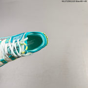 Saucony Endorphin Rift Trail Running Shoes, White and Teal