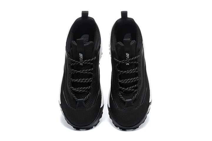 The North Face Black Trail Sneakers with White Midsole