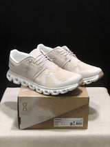 On Cloud 6 Sneakers in Pearl White
