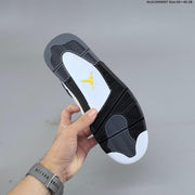 Jordan Air Jordan 4 Retro White Yellow Black Sneakers