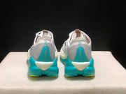 HOKA Mach X 2 Running Shoes, White and Turquoise