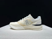 On The Roger Advantage Pro Sneakers in Cream and Black