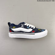 Vans Knu Skool Low-Top Sneakers in Monogram Print