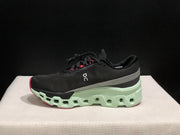 On Cloudmonster 2 Running Shoes, Black and Mint Green