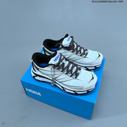 HOKA Mafate Speed 2 Low Trail Running Shoes, White Black Blue