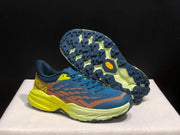 HOKA Speedgoat 6 Trail Running Shoes Blue Yellow