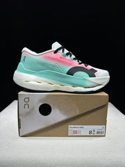 On Cloudboom Max Running Shoes, White Mint Pink
