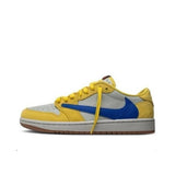 Jordan 1 Low Canary Yellow and Blue Sneakers DZ4137-700
