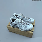 Salomon XT-6 Trail Running Shoes, White and Grey