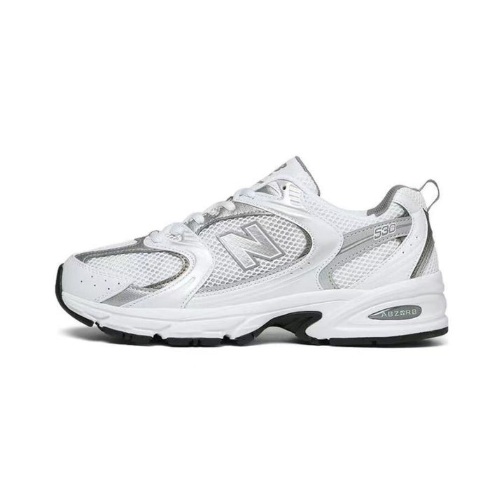 New Balance 530 White and Silver Sneakers MR530AD