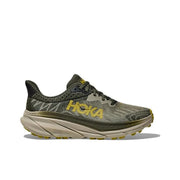 HOKA Trail Running Shoes in Olive and Gold