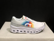 On Cloudmonster 2 White Rainbow Running Shoes