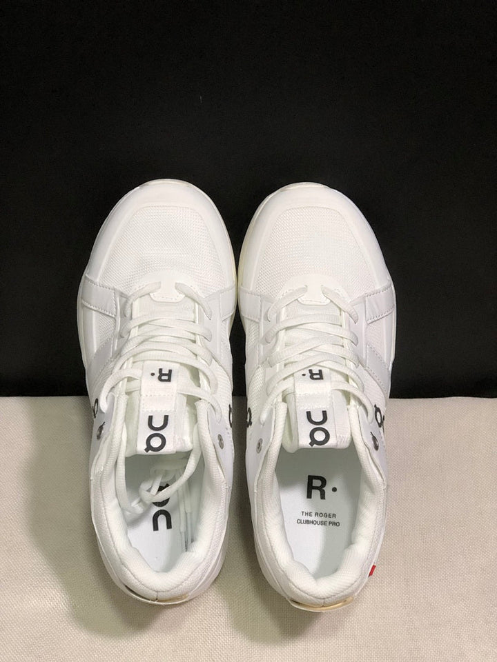 On The Roger Clubhouse Pro White Sneakers