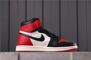 Air Jordan 1 High Bred Toe Black Red White 555088-610