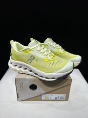 On Cloudsurfer Trail 2 Trail Running Shoes, Ivory Lime