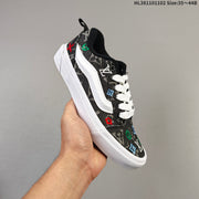 Vans Knu Skool Low-Top Sneakers in Monogram Print