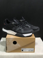 On The Roger Clubhouse Pro Black and White Sneakers