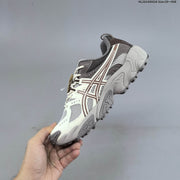 ASICS GEL-NANDI NR Sneakers in Cream, Gray and Brown