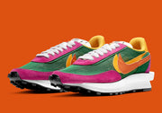 Nike LDV Waffle Sacai BV0073-301 Green Pink Sneakers