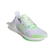 Adidas UltraBoost 22 GX5913 White Green Running Sneakers