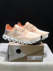 On Cloud 6 Coast Sneakers, Cream and Orange