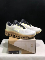 On Cloudmonster Sneakers in Sand Dune