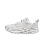 HOKA Clifton 9 White Running Sneakers