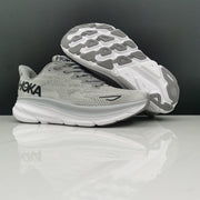 HOKA Clifton 9 Gray Running Shoes