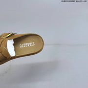 GG-CC Firework Embellished Brown Mule Clogs