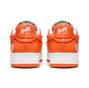 A Bathing Ape BAPE STA Low Sneakers White Orange