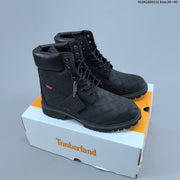 Timberland Embossed Leather-Style Lace-Up Boots