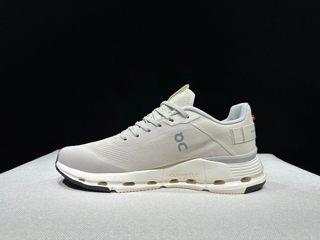 On Cloudnova Form 2 Sneakers in Cream Ivory