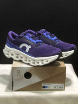 On Cloudmonster 3 Running Shoes, Blue and Purple