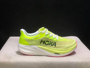 HOKA Rocket X 3 Running Shoes in Neon Yellow and Pink