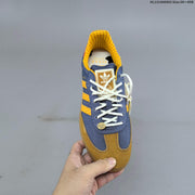 Adidas Originals Samba Sneakers Blue and Gold LA3985