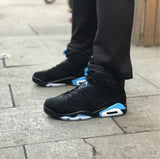 Jordan Air Jordan 6 UNC Black and University Blue Sneakers